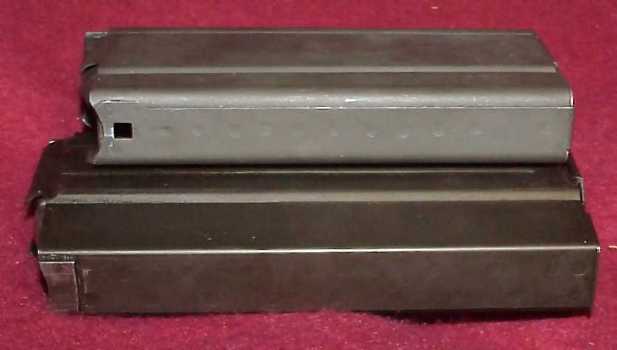 M14 (top) and BM 59 (bottom) Magazines, Front